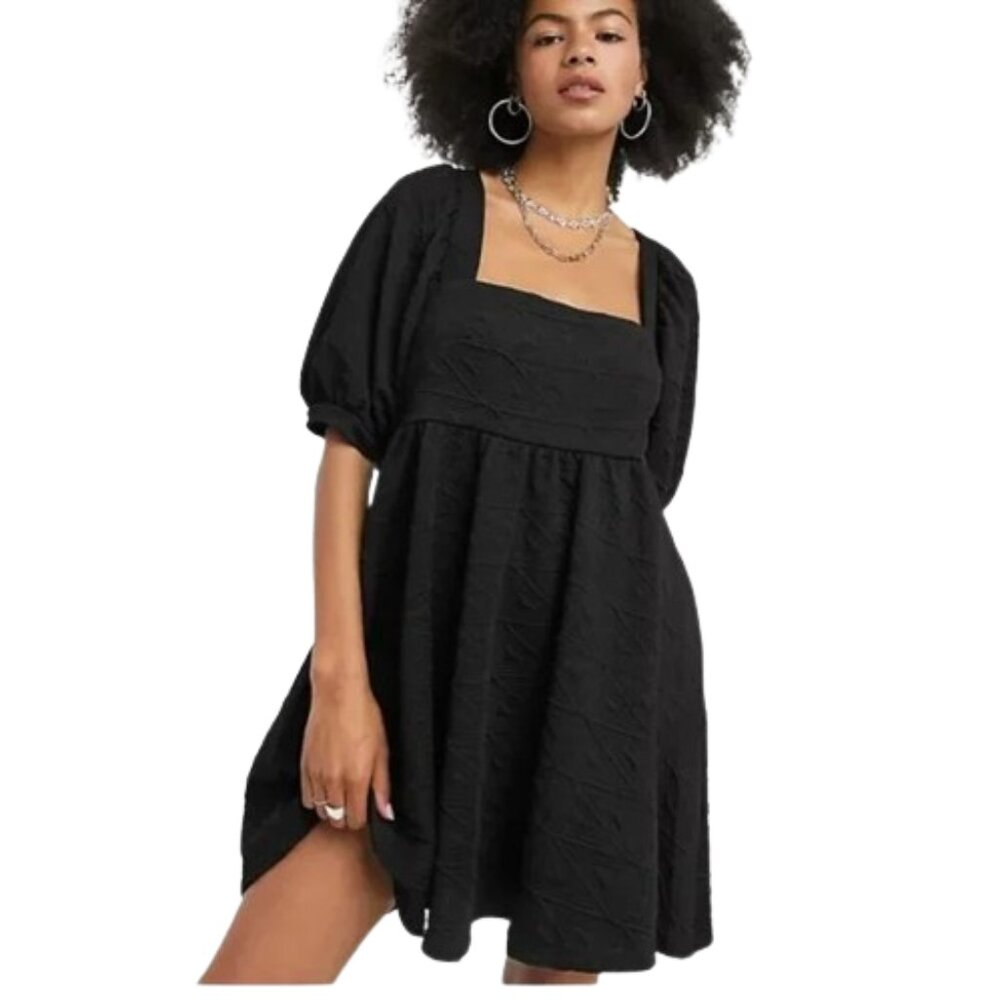 Free People Violet Mini dress in black